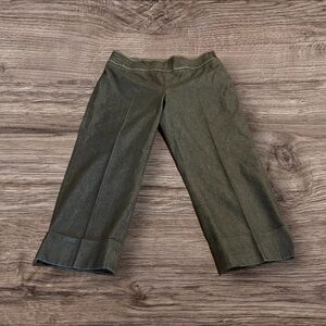 Vesti Women’s Wide Leg Crop High Waist Denim Pants Jeans Size 14